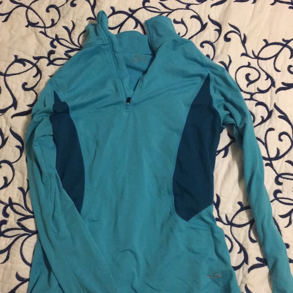 Blue running jacket